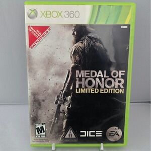 Medal of Honor Limited Edition - Xbox 360 - Case & Disc‎ Tested & Working